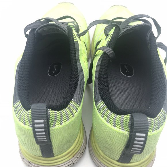 Nike Lunarlon Flyknit One Womens Size 8.5‎ Running Shoes Green Yellow Sneakers - Picture 6 of 10
